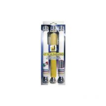 Kit chauffe-eau flexible extensible 200 400 mm, 1 gaz jaune 1/2 mf 2 gaz blanc / eau 1/2 mf gaz UNI11353 eau dm 174