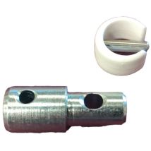 Kit Adaptation Manivelle Pour Tube Diamètre 13mm Et Cardan Diamètre 12mm + Clip Liaison Cherubini 1490200k