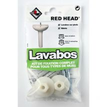 Kit de fixation lavabos Red Head
