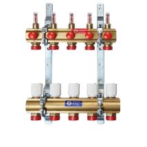 Giacomini - Kit collecteur prémonté avec débitmètre R553F 1'x18/5