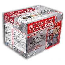 Kit béton ciré terrazzo 8 à 10m² passage intense et pièces humides Béton ciré: Glasgow