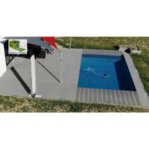 Kit complet 15 m² terrasse composite Green Outside Gris