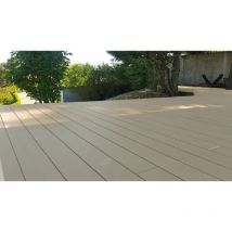 Kit complet 25 m² terrasse composite Green Outside beige