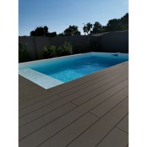 Kit complet 20 m² terrasse composite Green Outside Anthracite