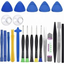 Einemgeld - Kit Complet d'outils, 22 en 1 Kit Reparation Smartphone, Professionnel Jeu de Tournevis de Précision, Kit d'outils d'ouverture de
