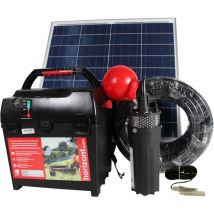 Pompe de prairie avec panneau solaire 60W