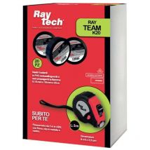 Kit composto da 20pcs nastri isolanti in pcv colore nero 25m + metro da 3mt omaggio Raytech rayteam K20