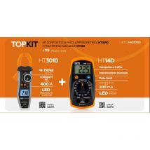 Kit Composto Da Pinza Amperometrica HT3010 e Multimetro Tascabile HT14D Ht Italia HA03010D