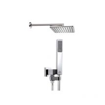 Bossini - Kit con brazo de 35 cm en latón cromado Quadrowidrc2