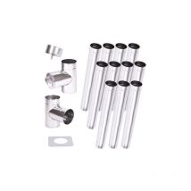 Kit conduit cheminée simple paroi de 11 m ø 100/120/ 130/150/160/180/200 mm - 150 mm