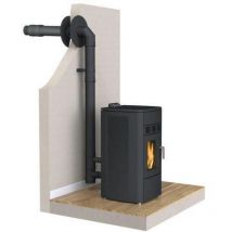 Interstoves - Kit conduit Ventouse ou sortie façade pour Poêle à granulés
