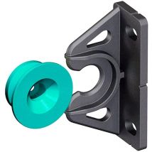 Button-fix - Caja de: 100 Uds. Cjto. Conector Tipo2 Angulo Azul (B100)