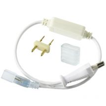 Kit conexión tira led 220V 6A SMD5050. Enchufe y capuchón - Jandei