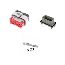 Kit Connecteur Ampseal Mâle Femelle 23 Voies gris PCB