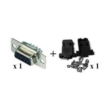 Kit Connecteur d-sub DB9 Femelle à Souder
