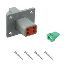 Kit Connecteur dt series female 4 Voies du panneau