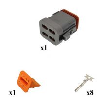 Kit Connecteur dt series Mâle 8 Voies E003