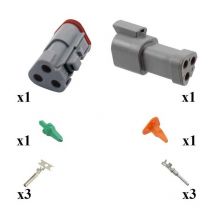 Kit Connecteur dt series Mâle female 3 Voies E003