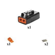 Kit Connecteur dtp series Male 2 Voies E004