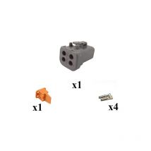 Kit Connecteur DTP series Male 4 Voies E003