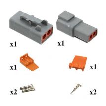 Kit Connecteur dtp series Mâle female 2 Voies