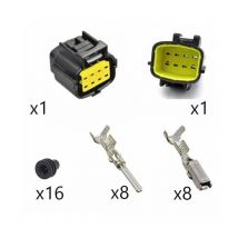Kit Connettore Econoseal J-Mark II maschio femmina 8 vie