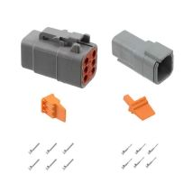 Kit Connettore Serie dtm Maschio Femmina 6 Vie