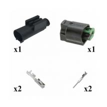 Kit connettore serie mqs maschio femmina 2 vie Cod a