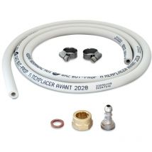 Kit connexion gaz tuyau + adaptateur tétine + raccords pour réchauds et barbecues à gaz