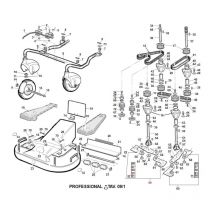 Kit coppia lama destra + coppia lama sinistra Gianni Ferrari top green 152 mm
