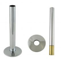 Kit Copritubo in Ottone Cromato per Radiatore e Scaldasalviette