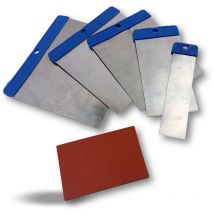 Trousse de 5 couteaux de carrossier Avec 1 ou 2 cales à poncer - Quantité x 1 - Kit 5 couteaux