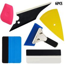 Kit Covering Outils de Film de fenêtre de Voiture Vinyle, 6 PCS Vitrage de véhicules de Protection Window Film Car Emballage Teinte Vinyle