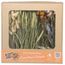 Kit à composer - Bouquet de fleurs séchées - orange