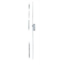 Kit Cremonese Regolabile Ferco Decena 50 Per Porte In Legno, Asse 50 Mm, 2 Punti, G-18295-00-0-1