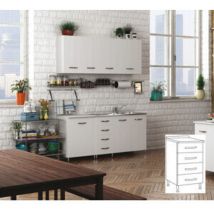Kit cucina base 4C.CM.40X50X85H bianco Azur Line