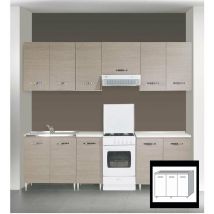 Mobile Lavello Cucina Sottolavello 3 Ante 120x50xh85 cm - Laricer LGST120KIT