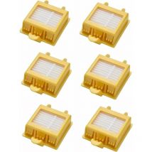 Kit d'accessoires de filtre de remplacement 6 pièces pour aspirateurs iRobot Roomba 700 760 770 780 790 700 Series
