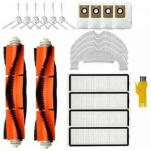Kit d'accessoires de Rechange pour eur Robot Dreame Bot Z10 Pro D10 Plus L10 Plus 20 Packs 2 brosses principales, 4 filtres, 6 brosses latérales, 4