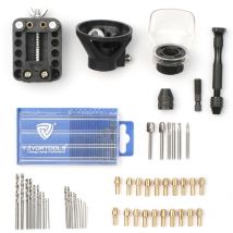 Kit d'accessoires pour outils rotatifs Mini perceuse électrique Graveur Meuleuse Outil électrique rotatif Ponçage Polissage Accessoires pour outils