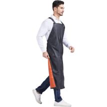 Tablier imperméable résistant réglable, tablier de travail en caoutchouc,noir