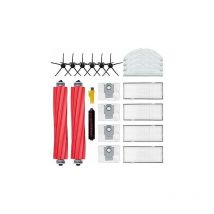 Kit d'accessoires pour Proscenic 850T Pièces de rechange pour eur 2 Brosse principale + 4 Filtre Hepa + 6 Brosse latérale + 4 Chiffon de vadrouille