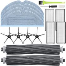 Zubehörset für Roborock S7/ S7+/ S7 Plus/ S7 MaxV/ S7 MaxV Plus/ S7 MaxV Ultra/ S7 Pro Ultra, Ersatz-Hauptbürste, Wischtücher, Hepa-Filter,