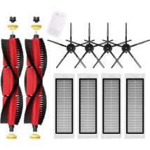 Kit d'accessoires pour Xiaomi Roborock S5 Max S6 Pure S6 S55 MaxV Brosses latérales principales Filtre Hepa Mop Rouleau Brosse Aspirateur Pièces de