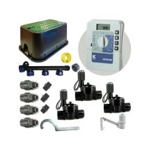 Lot d'irrigation automatique professionnel KRain avec 3 zones 24v pour tuyau 32mm