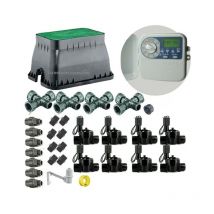 Lot d'irrigation automatique professionnel KRain avec 8 zones 24v pour tuyau 32mm