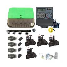 Suinga - Kit d'arrosage automatique professionnel Orbit Irrigation 24V, 4 Zones d'Irrigation pour tuyaux de 32mm