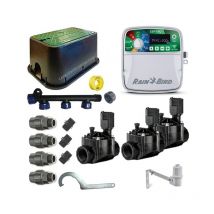 Kit d'arrosage automatique professionnel Rain Bird avec 3 zones 24v pour tuyaux de 32mm