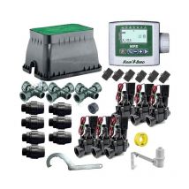 Kit d'arrosage automatique professionnel Rain Bird avec 6 zones 9v
