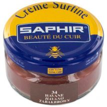 Cirage Crème Surfine Pommadier Saphir 50 ml havane